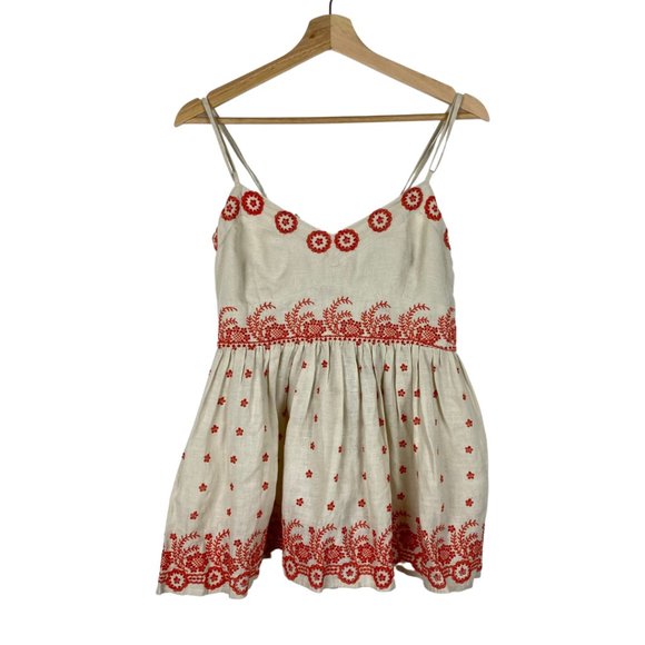 Anthropologie Lithe Linen Sandalwood Blouse Beige - Picture 3 of 11